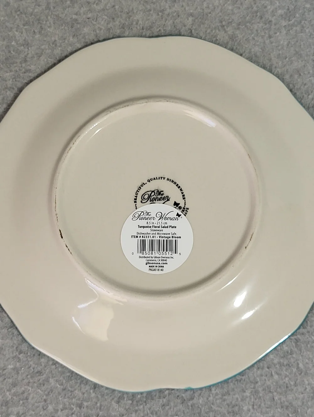 2-Pc The Pioneer Woman Vintage Bloom Soup Cereal Bowl & Salad Dessert Plate NEW